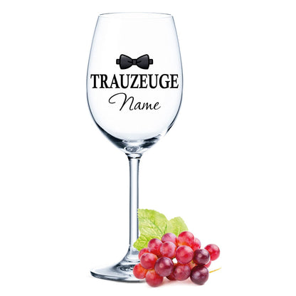 Leonardo Weinglas mit Gravur "Trauzeugin"