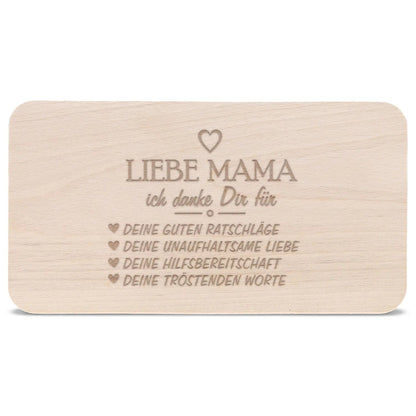 Frühstücksbrettchen "Danke für alles Mama"