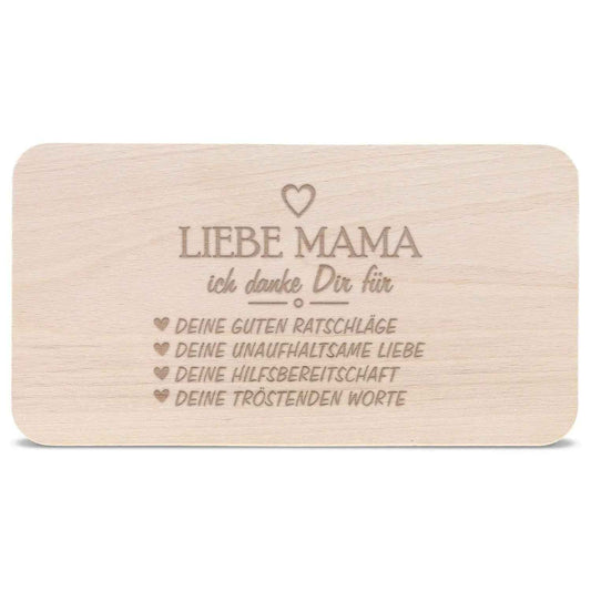 Frühstücksbrettchen "Danke für alles Mama"