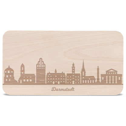 Frühstücksbrettchen Skyline Darmstadt