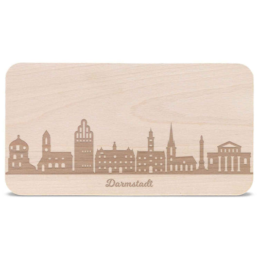 Frühstücksbrettchen Skyline Darmstadt