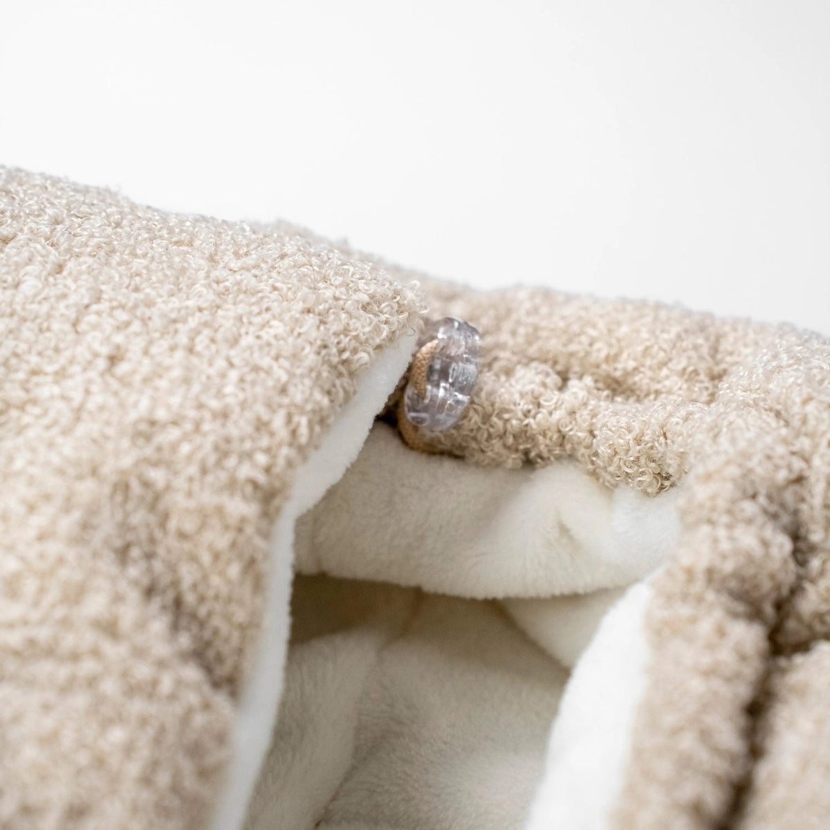 Winterfußsack Bouclé – kuschelig warm
