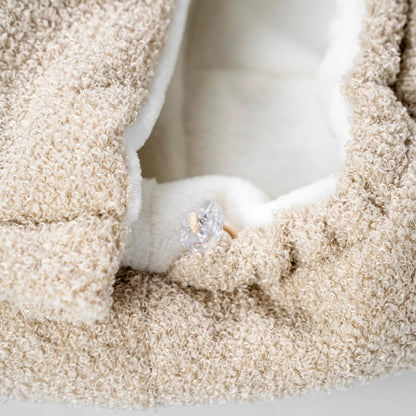 Winterfußsack Bouclé – kuschelig warm
