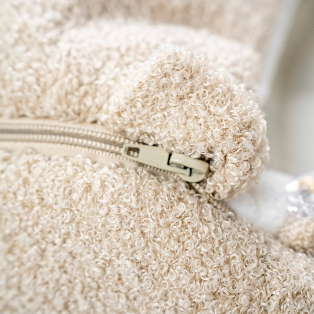 Winterfußsack Bouclé – kuschelig warm