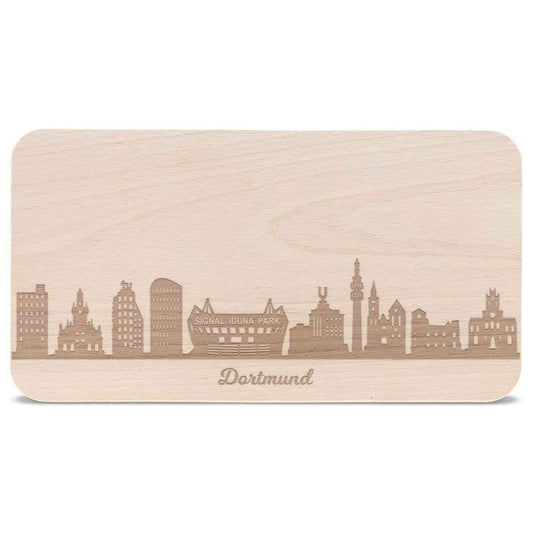 Frühstücksbrettchen Skyline Dortmund