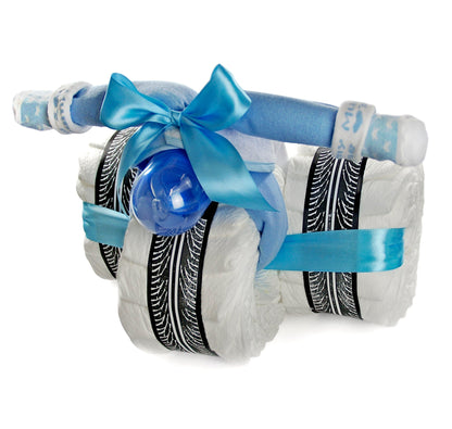 Windeltorte Windeldreirad CRUISER blau