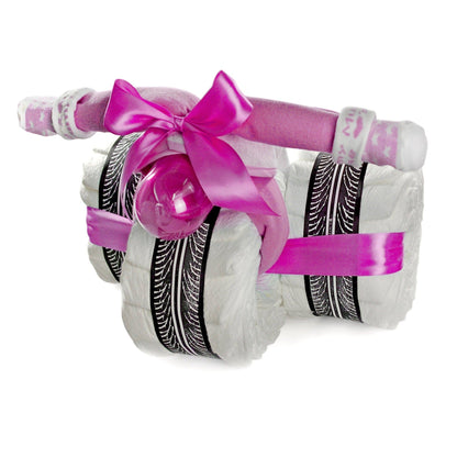 Windeltorte Windeldreirad CRUISER rosa