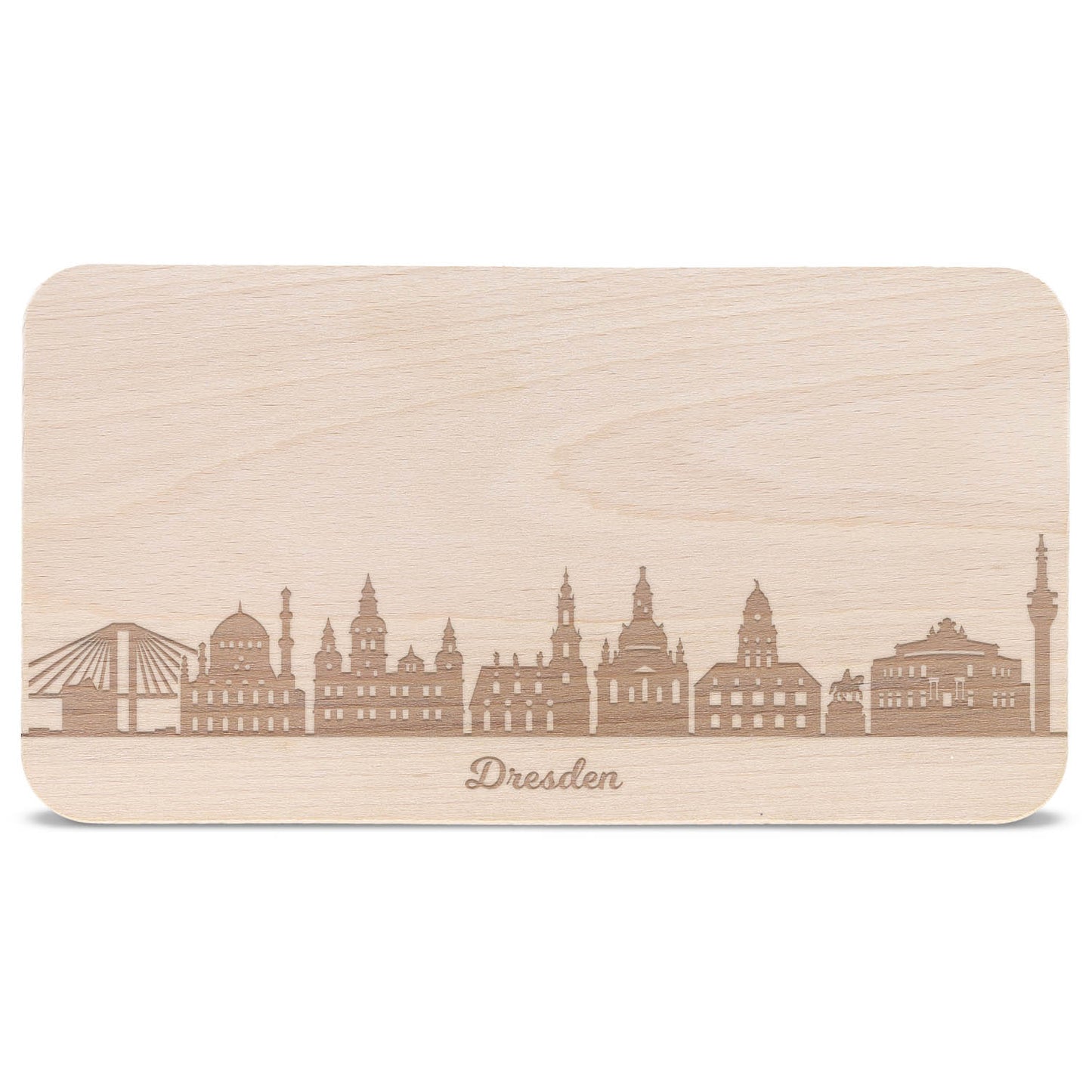 Frühstücksbrettchen Skyline Dresden