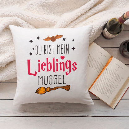Kissen mit Spruch Du bist mein Lieblingsmuggel