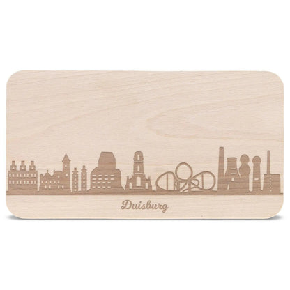 Frühstücksbrettchen Skyline Duisburg