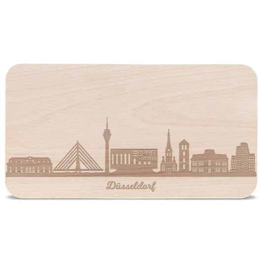 Frühstücksbrettchen Skyline Düsseldorf