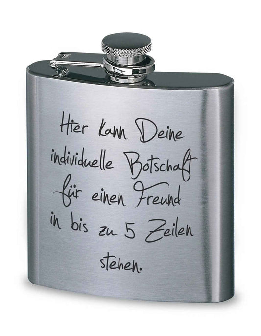 Flachmann mit Gravur