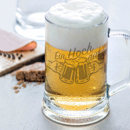 Montana Bierkrug mit Gravur "Ein Hoch auf"