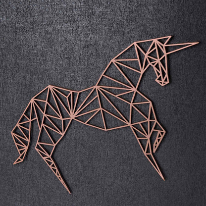 Origami Einhorn aus Holz -
