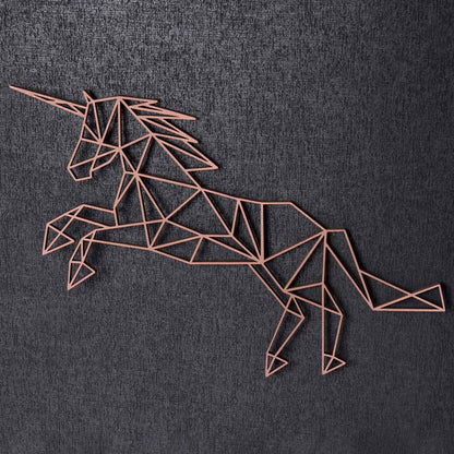 Origami Einhorn V2 aus Holz -