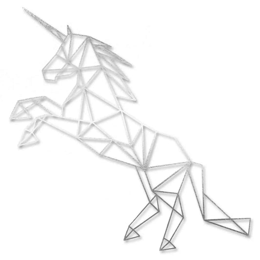 Origami Einhorn V2 aus Holz -