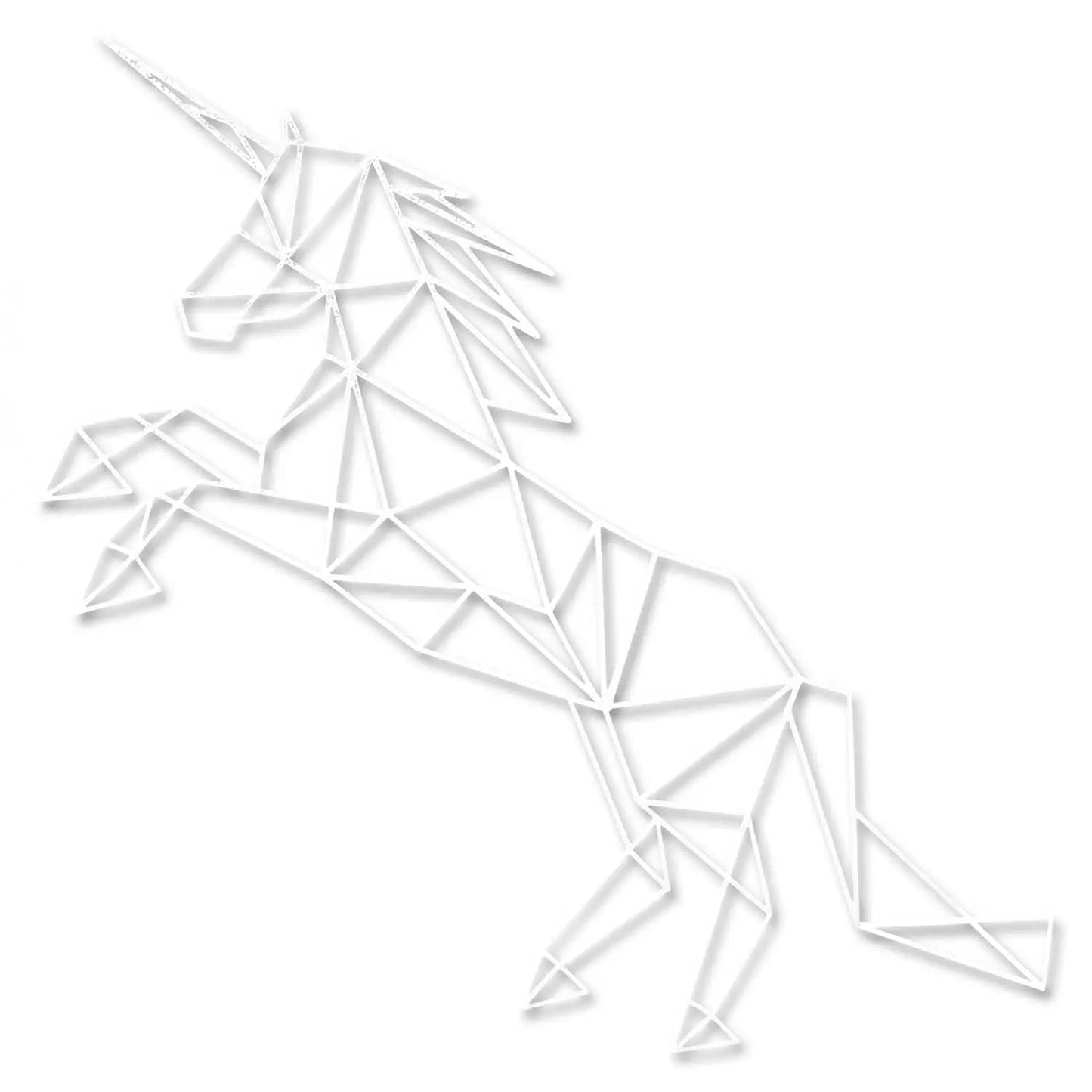 Origami Einhorn V2 aus Holz -