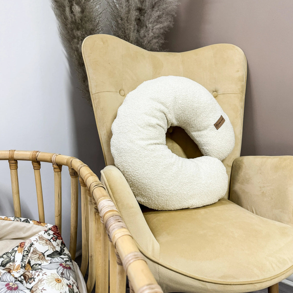 Stillkissen-Ersatzbezug Bouclé – U-Form