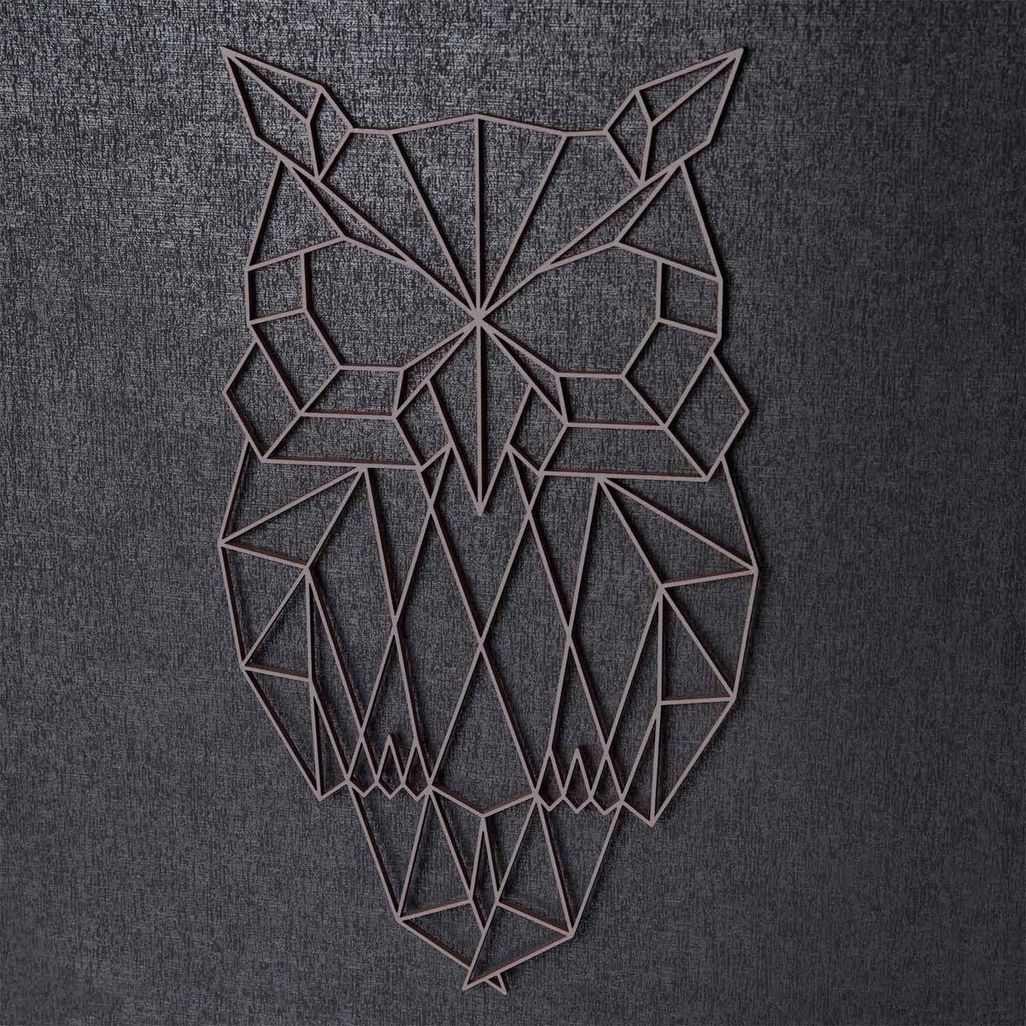 Origami Eule aus Holz -