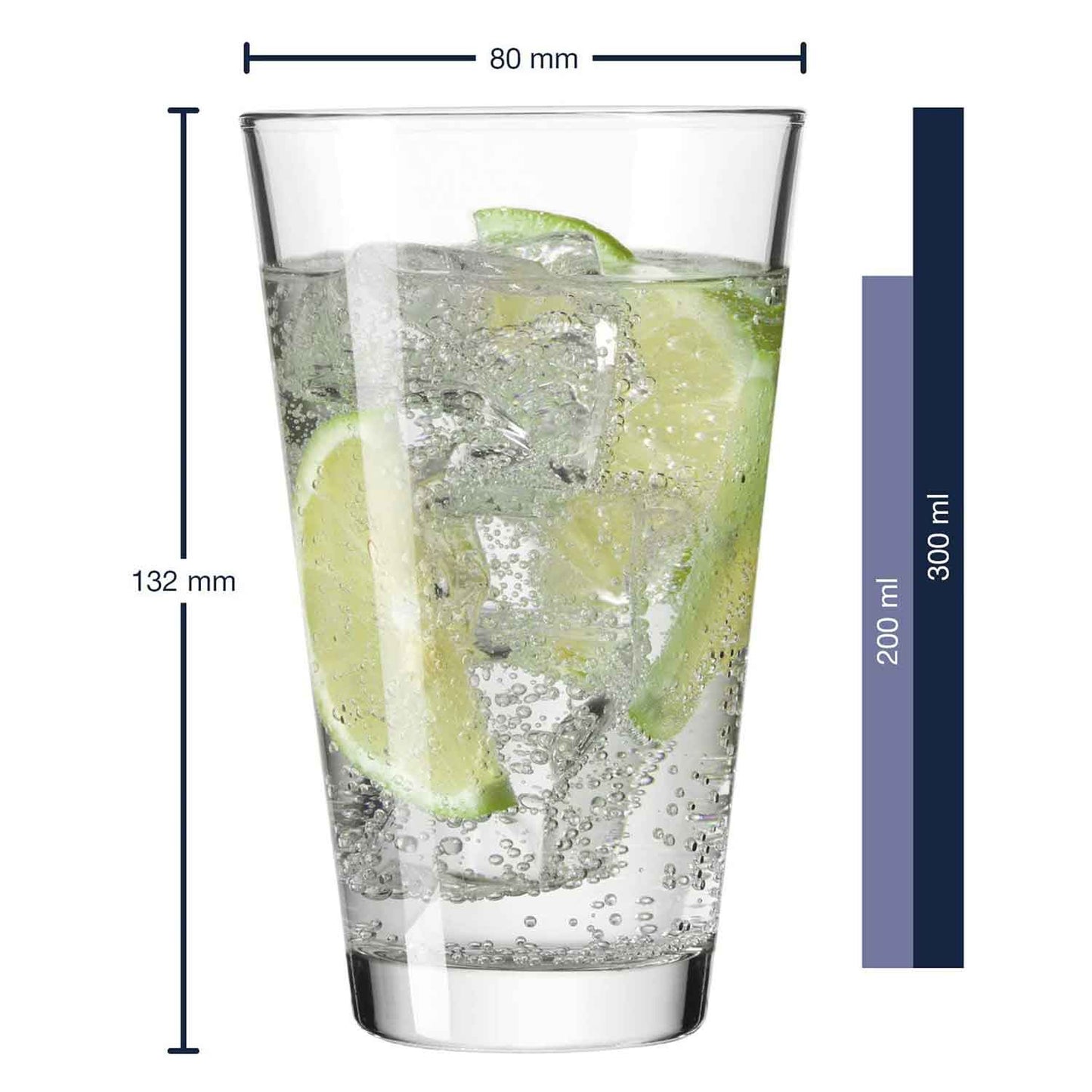 Leonardo Wasserglas mit UV-Druck "Opa" mit Wunschname & Datum