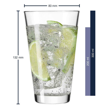 Leonardo Wasserglas mit UV-Druck "Opa" mit Wunschname & Datum