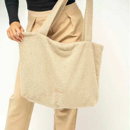 Mom Bag Bouclé – Shopper für den Kinderwagen