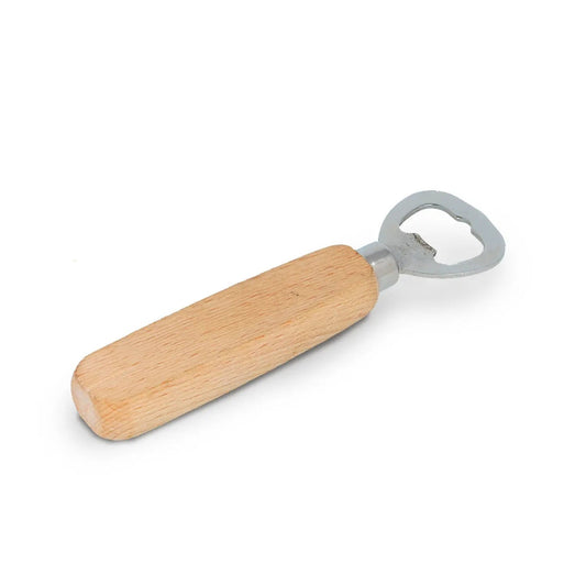 Flaschenöffner aus Holz mit Gravur - Personalisiert mit Namen - Geschenke für Männer