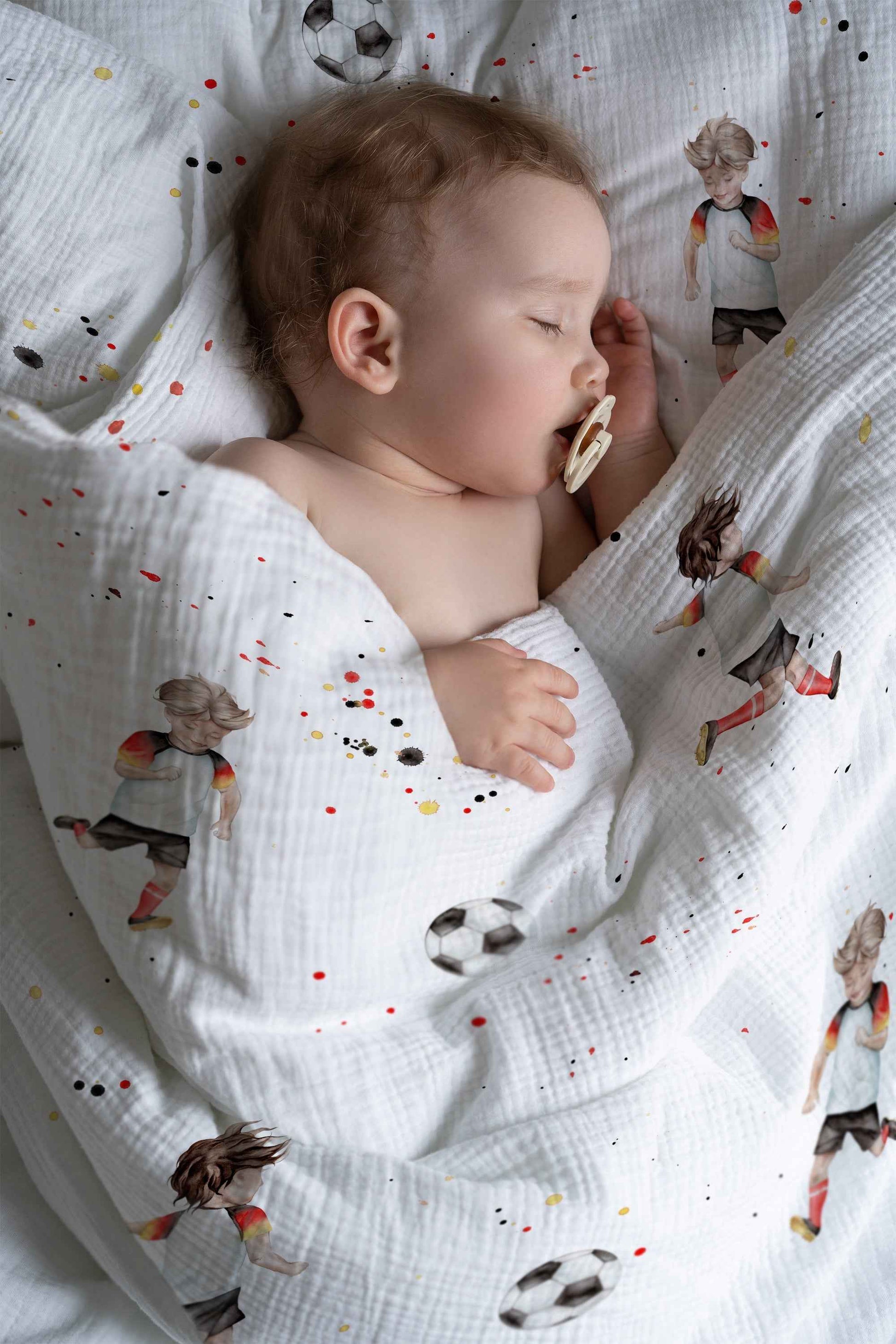 "Fussball Deutschland" Premium Kinderbettwäsche