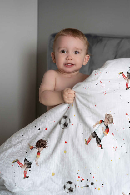 "Fussball Deutschland" Premium Kinderbettwäsche