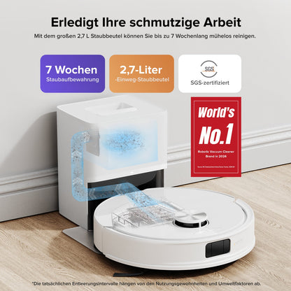 Roborock Q10 S5+ Saug- und Wischroboter mit Auto-Entleerungsstation