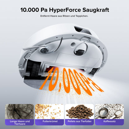 Roborock Q10 S5+ Saug- und Wischroboter mit Auto-Entleerungsstation