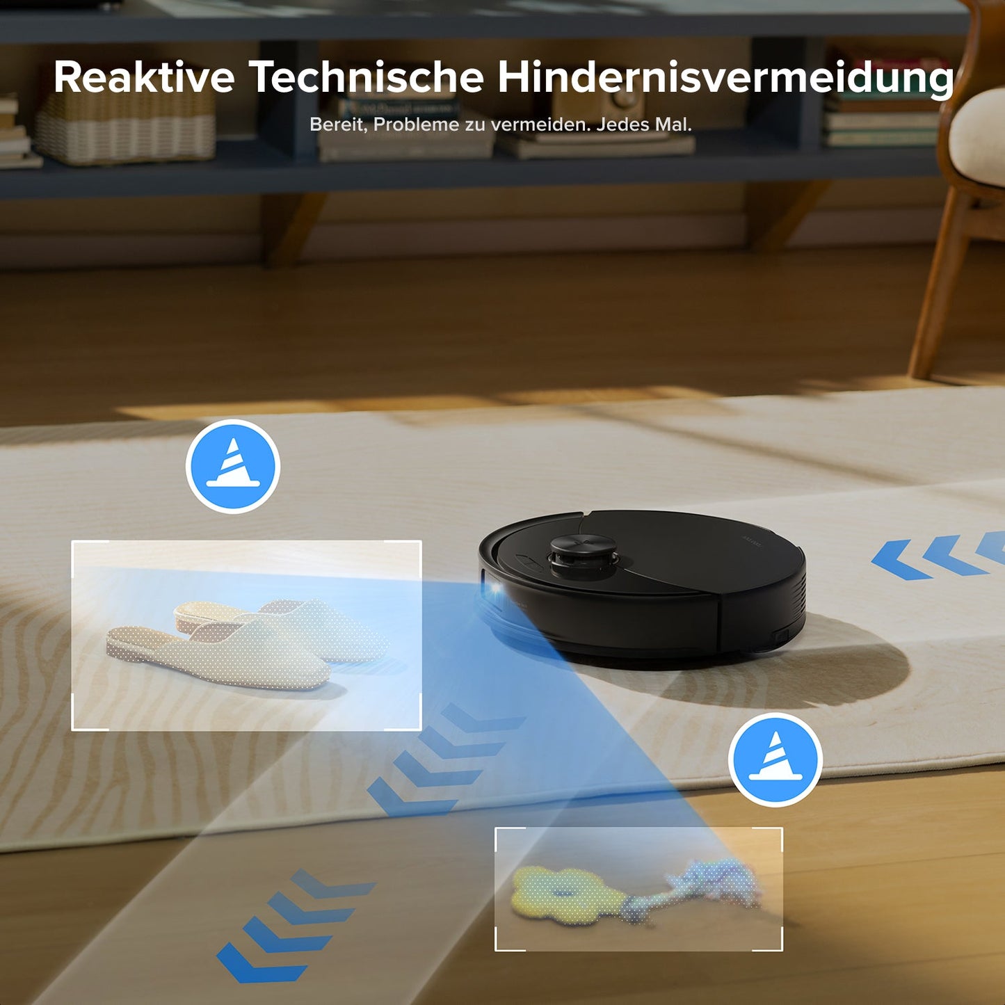 Roborock Q10 S5+ Saug- und Wischroboter mit Auto-Entleerungsstation