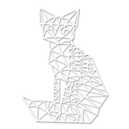 Origami Fuchs aus Holz -