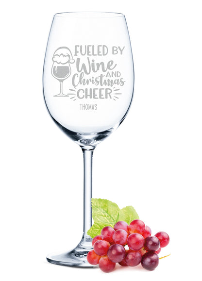 Leonardo Weinglas mit Gravur "Fueled by Wine"