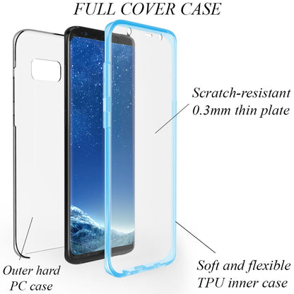 NALIA 360° Hülle für Samsung Galaxy S8 – Vorne & Hinten Schutz – 360GUARD (Full-Body Case) – Marke aus Berlin