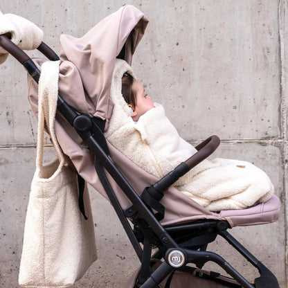 Winterfußsack Bouclé – kuschelig warm
