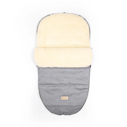 Winter footmuff, water-repellent, with merino wool lining - stroller