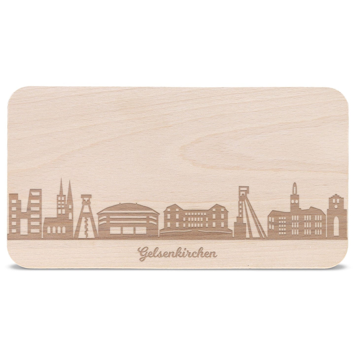 Frühstücksbrettchen Skyline Gelsenkirchen
