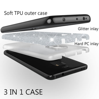 NALIA Glitzerhülle für Huawei Mate 20 – Funkelnder Glitzer-Look & Grip – SHINEPOP (Silikon Case) – Marke aus Berlin