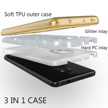 NALIA Glitzerhülle für Huawei Mate 20 – Funkelnder Glitzer-Look & Grip – SHINEPOP (Silikon Case) – Marke aus Berlin