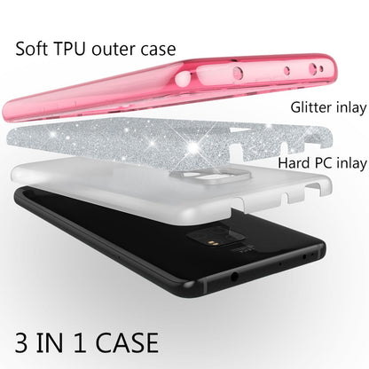 NALIA Glitzerhülle für Huawei Mate 20 – Funkelnder Glitzer-Look & Grip – SHINEPOP (Silikon Case) – Marke aus Berlin