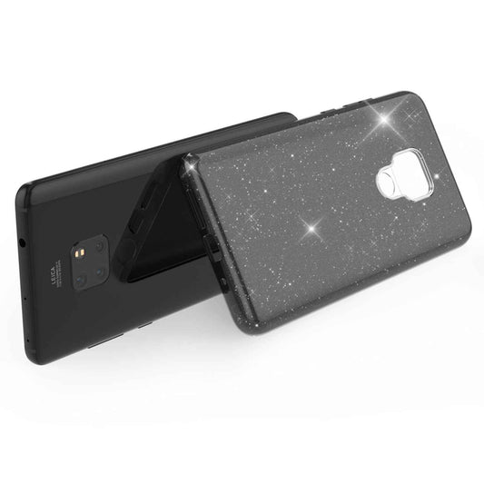 NALIA Glitzerhülle für Huawei Mate 20 – Funkelnder Glitzer-Look & Grip – SHINEPOP (Silikon Case) – Marke aus Berlin
