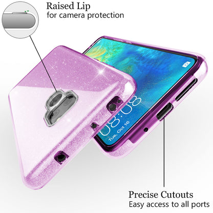 NALIA Glitzerhülle für Huawei Mate 20 – Funkelnder Glitzer-Look & Grip – SHINEPOP (Silikon Case) – Marke aus Berlin