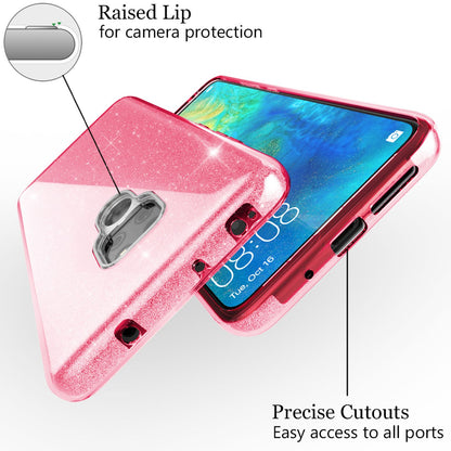 NALIA Glitzerhülle für Huawei Mate 20 – Funkelnder Glitzer-Look & Grip – SHINEPOP (Silikon Case) – Marke aus Berlin