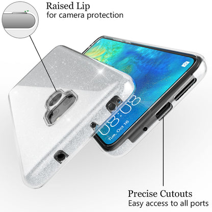 NALIA Glitzerhülle für Huawei Mate 20 – Funkelnder Glitzer-Look & Grip – SHINEPOP (Silikon Case) – Marke aus Berlin
