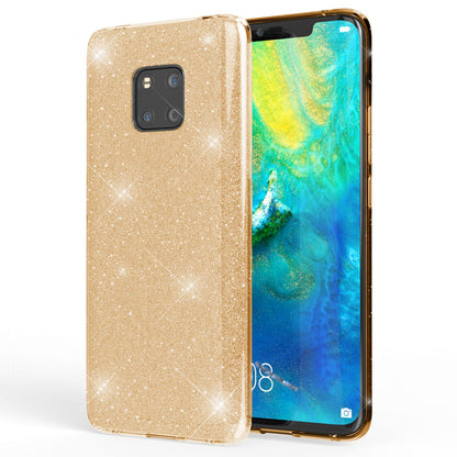 NALIA Glitzerhülle für Huawei Mate 20 Pro – Funkelnder Glitzer-Look & Grip – SHINEPOP (Silikon Case) – Marke aus Berlin