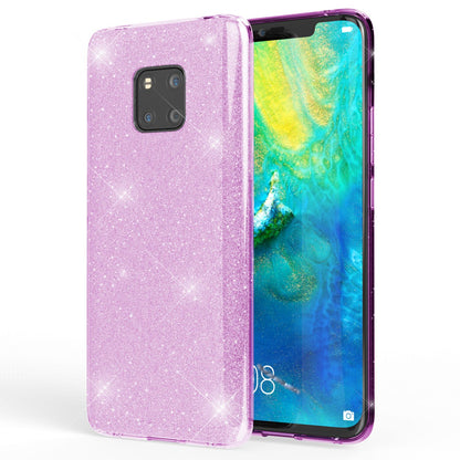 NALIA Glitzerhülle für Huawei Mate 20 Pro – Funkelnder Glitzer-Look & Grip – SHINEPOP (Silikon Case) – Marke aus Berlin