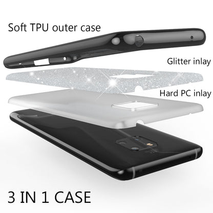 NALIA Glitzerhülle für Huawei Mate 20 Pro – Funkelnder Glitzer-Look & Grip – SHINEPOP (Silikon Case) – Marke aus Berlin