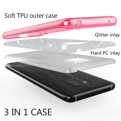 NALIA Glitzerhülle für Huawei Mate 20 Pro – Funkelnder Glitzer-Look & Grip – SHINEPOP (Silikon Case) – Marke aus Berlin