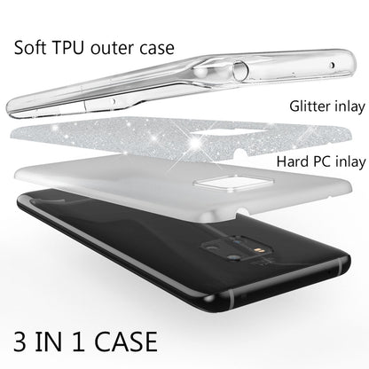 NALIA Glitzerhülle für Huawei Mate 20 Pro – Funkelnder Glitzer-Look & Grip – SHINEPOP (Silikon Case) – Marke aus Berlin